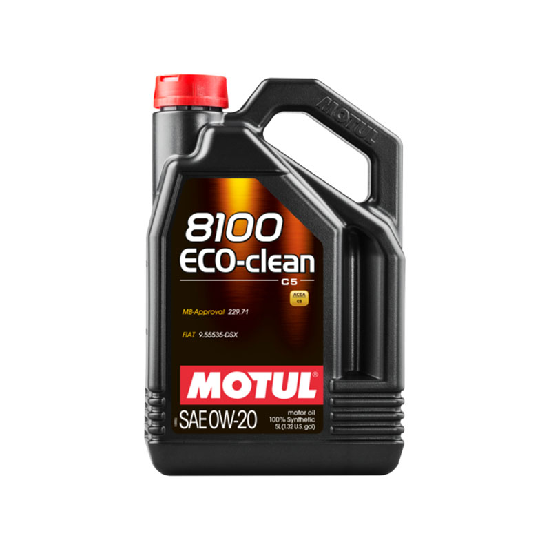 Motul 8100 Eco-Clean 0W20 LL-14 FE+ Motoröl (BMW, Mini, Alfa Romeo, Fiat, Mercedes) 5L
