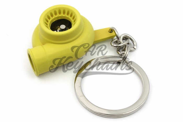 Turbine keychain | yellow