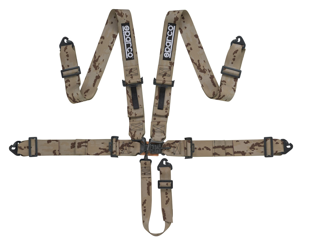 Sparco 5 Points 3" Camo Sport H-5 Harness (SFI)