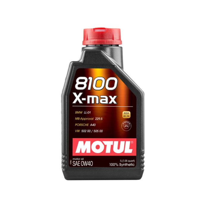 Motul 0W40 8100 X-Max Motoröl (BMW, Mercedes, Porsche, VAG) 1L