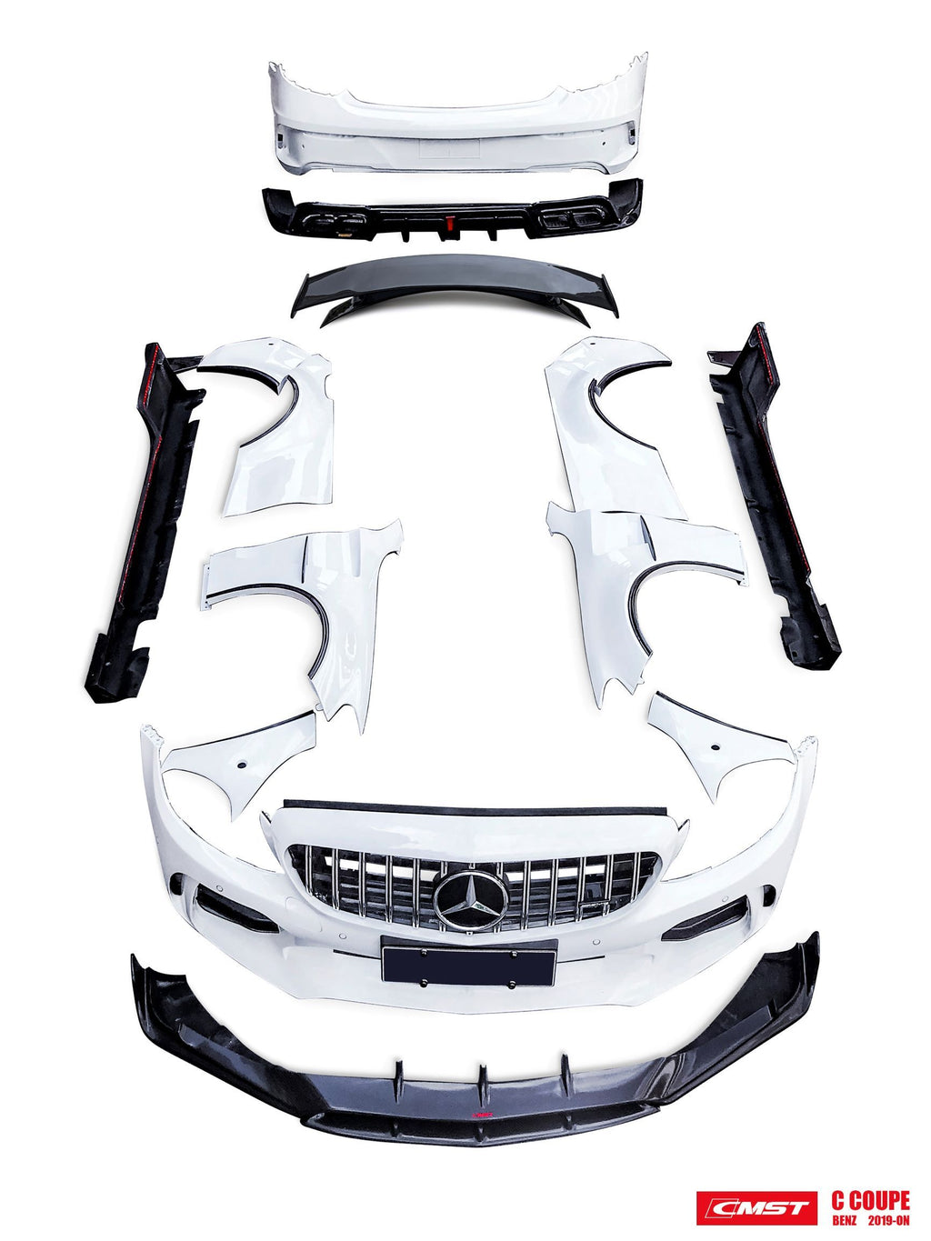 CMST Carbon Fiber Wide Body Kit for Mercedes-Benz C43 C300 C Coupe 2015-ON