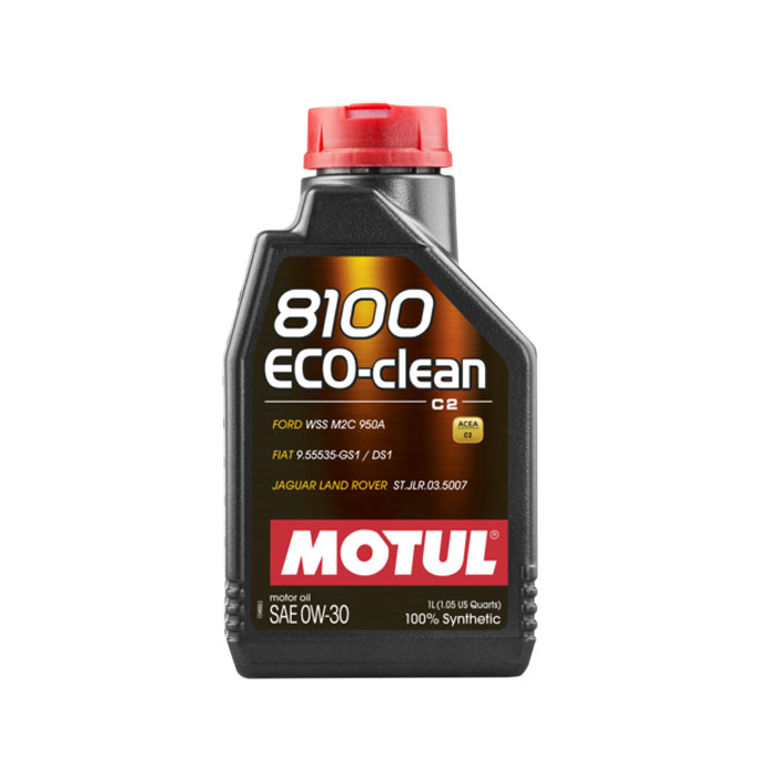 Motul 8100 Eco Clean C2 0W30 Motoröl (ford, Fiat & FAP Honda, Toyota, Subaru, Suzuki) 1L