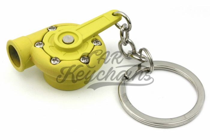 Turbine keychain | yellow