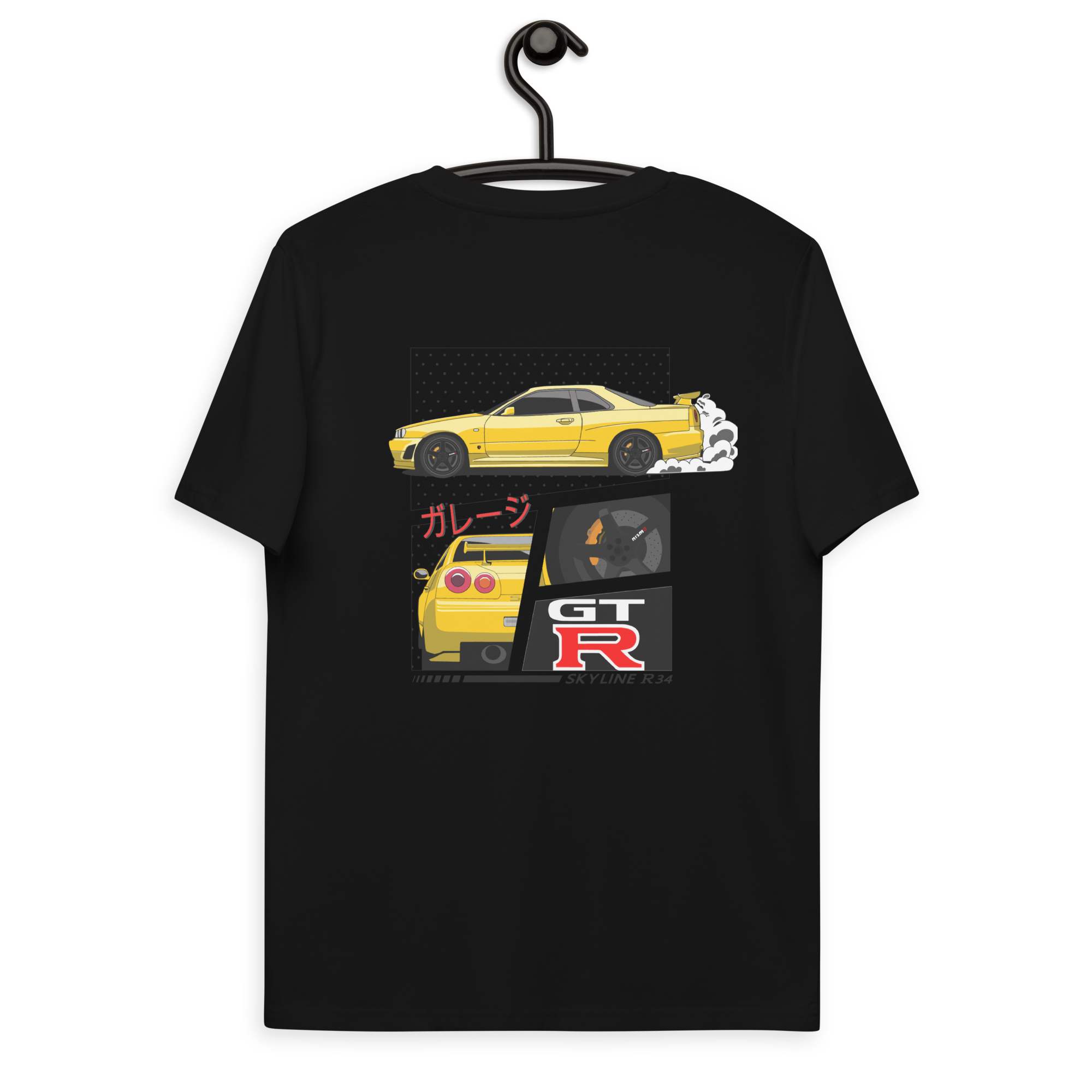 #JPNGarage GTR T-Shirt - #BNR34 Gelb