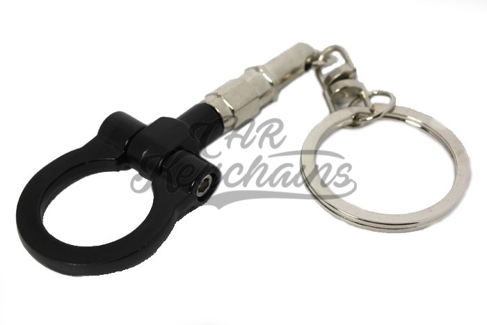 Tow hook keychain | Black